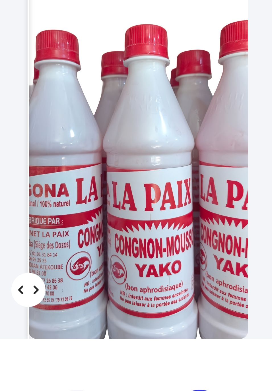CONGNON MOUSSO LA PAIX