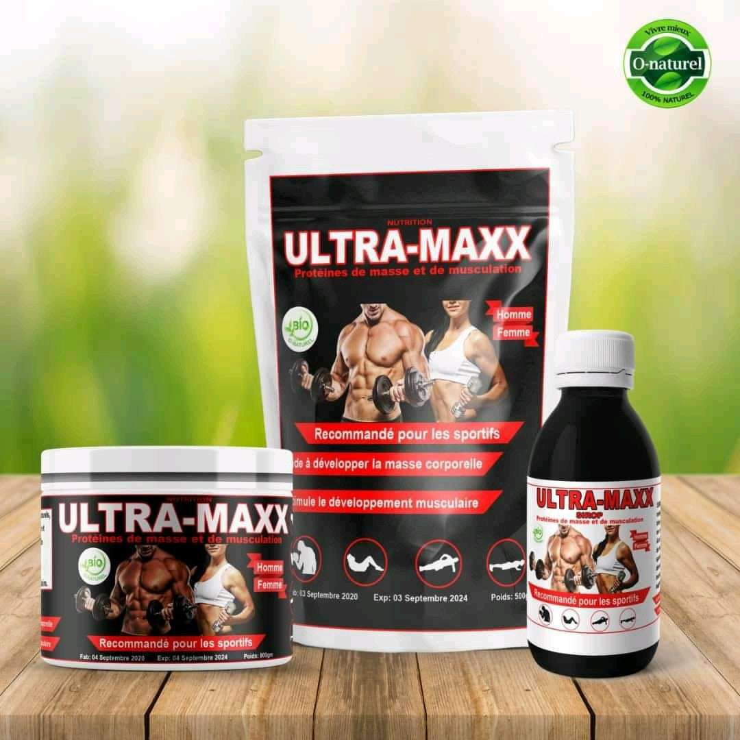 💪 ULTRA-MAXX – Protéines de Masse et de Musculation (100% Naturel)