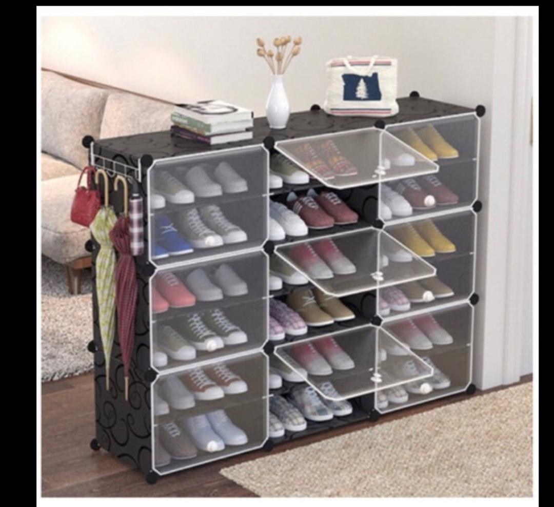 Armoire de Rangement Modulable 12 Compartiments – Design Moderne et Pratique