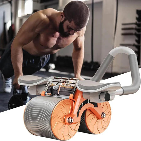 Roue Abdominale Multifonction avec Support Téléphone – L’Allié Parfait pour un Core en Béton !