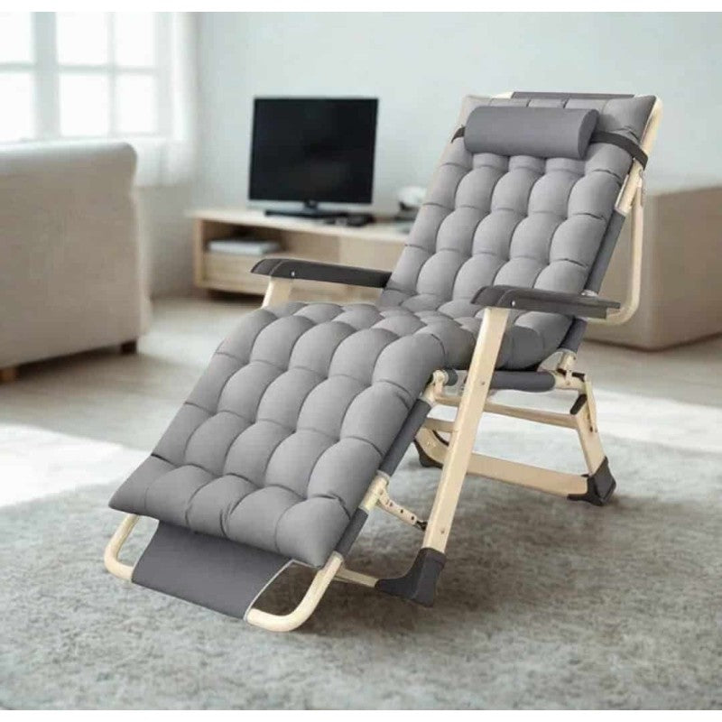 Chaise longue inclinable zéro gravité pour bureau, chaise de sieste, lit pliant, chaise de terrasse, chaise de plage